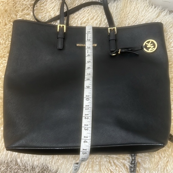 MICHAEL KORS Sullivan Black Saffiano Leather Tote Shoulder Satchel Handb… - Picture 16 of 16
